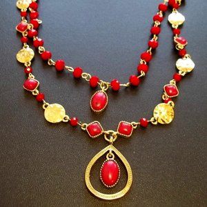 Lucky Brand Double strand necklace